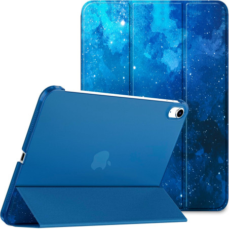 EasyAcc Coque pour iPad A16 11ème 2025 11 Pouces/iPad 10ème Génération 10,9 Pouces 2022, Ultra Fin Étui de Protection Translucid