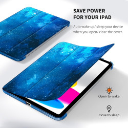 EasyAcc Coque pour iPad A16 11ème 2025 11 Pouces/iPad 10ème Génération 10,9 Pouces 2022, Ultra Fin Étui de Protection Translucid