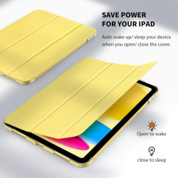 EasyAcc Coque pour iPad A16 11ème 2025 11 Pouces/iPad 10ème Génération 10,9 Pouces 2022, Ultra Fin Étui de Protection Translucid