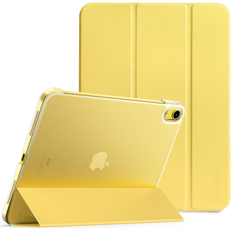 EasyAcc Coque pour iPad A16 11ème 2025 11 Pouces/iPad 10ème Génération 10,9 Pouces 2022, Ultra Fin Étui de Protection Translucid