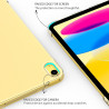 EasyAcc Coque pour iPad A16 11ème 2025 11 Pouces/iPad 10ème Génération 10,9 Pouces 2022, Ultra Fin Étui de Protection Translucid