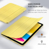 EasyAcc Coque pour iPad A16 11ème 2025 11 Pouces/iPad 10ème Génération 10,9 Pouces 2022, Ultra Fin Étui de Protection Translucid