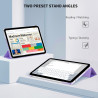 EasyAcc Coque pour iPad A16 11ème 2025 11 Pouces/iPad 10ème Génération 10,9 Pouces 2022, Ultra Fin Étui de Protection Translucid