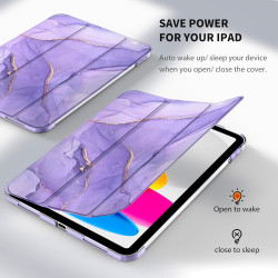 EasyAcc Coque pour iPad A16 11ème 2025 11 Pouces/iPad 10ème Génération 10,9 Pouces 2022, Ultra Fin Étui de Protection Translucid