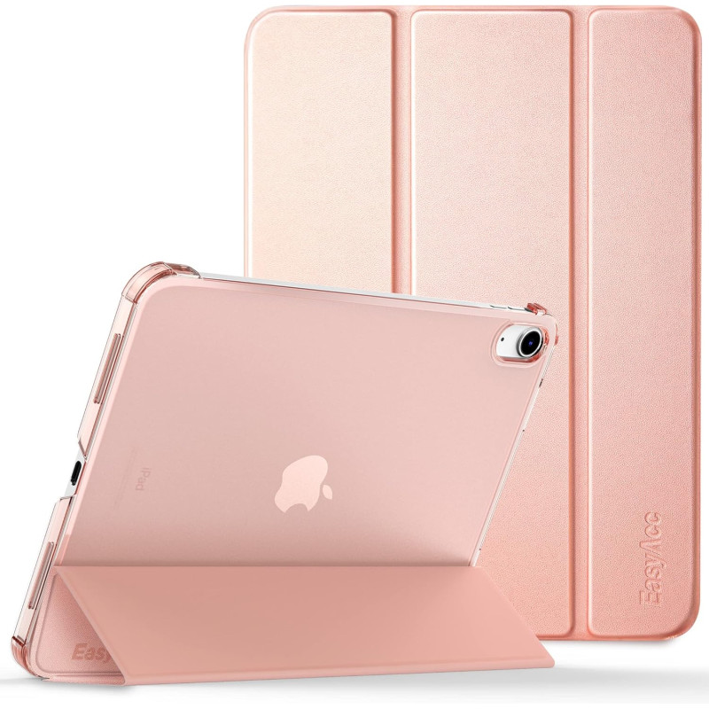 EasyAcc Coque pour iPad A16 11ème 2025 11 Pouces/iPad 10ème Génération 10,9 Pouces 2022, Ultra Fin Étui de Protection Translucid