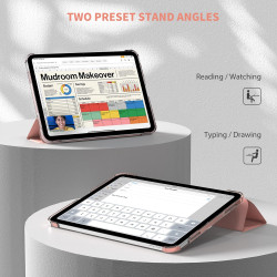 EasyAcc Coque pour iPad A16 11ème 2025 11 Pouces/iPad 10ème Génération 10,9 Pouces 2022, Ultra Fin Étui de Protection Translucid