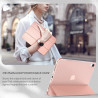 EasyAcc Coque pour iPad A16 11ème 2025 11 Pouces/iPad 10ème Génération 10,9 Pouces 2022, Ultra Fin Étui de Protection Translucid