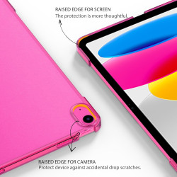 EasyAcc Coque pour iPad A16 11ème 2025 11 Pouces/iPad 10ème Génération 10,9 Pouces 2022, Ultra Fin Étui de Protection Translucid