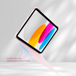 EasyAcc Coque pour iPad A16 11ème 2025 11 Pouces/iPad 10ème Génération 10,9 Pouces 2022, Ultra Fin Étui de Protection Translucid