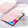 EasyAcc Coque pour iPad A16 11ème 2025 11 Pouces/iPad 10ème Génération 10,9 Pouces 2022, Ultra Fin Étui de Protection Translucid