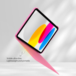 EasyAcc Coque pour iPad A16 11ème 2025 11 Pouces/iPad 10ème Génération 10,9 Pouces 2022, Ultra Fin Étui de Protection Translucid