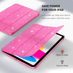 EasyAcc Coque pour iPad A16 11ème 2025 11 Pouces/iPad 10ème Génération 10,9 Pouces 2022, Ultra Fin Étui de Protection Translucid