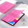 EasyAcc Coque pour iPad A16 11ème 2025 11 Pouces/iPad 10ème Génération 10,9 Pouces 2022, Ultra Fin Étui de Protection Translucid