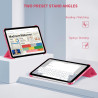 EasyAcc Coque pour iPad A16 11ème 2025 11 Pouces/iPad 10ème Génération 10,9 Pouces 2022, Ultra Fin Étui de Protection Translucid