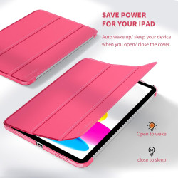 EasyAcc Coque pour iPad A16 11ème 2025 11 Pouces/iPad 10ème Génération 10,9 Pouces 2022, Ultra Fin Étui de Protection Translucid
