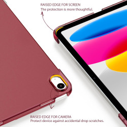 EasyAcc Coque pour iPad A16 11ème 2025 11 Pouces/iPad 10ème Génération 10,9 Pouces 2022, Ultra Fin Étui de Protection Translucid