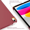 EasyAcc Coque pour iPad A16 11ème 2025 11 Pouces/iPad 10ème Génération 10,9 Pouces 2022, Ultra Fin Étui de Protection Translucid