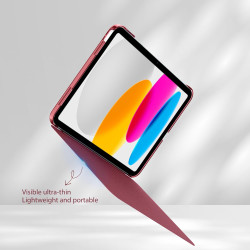 EasyAcc Coque pour iPad A16 11ème 2025 11 Pouces/iPad 10ème Génération 10,9 Pouces 2022, Ultra Fin Étui de Protection Translucid