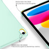EasyAcc Coque pour iPad A16 11ème 2025 11 Pouces/iPad 10ème Génération 10,9 Pouces 2022, Ultra Fin Étui de Protection Translucid