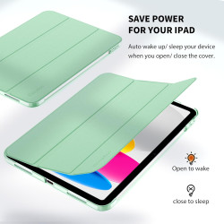 EasyAcc Coque pour iPad A16 11ème 2025 11 Pouces/iPad 10ème Génération 10,9 Pouces 2022, Ultra Fin Étui de Protection Translucid