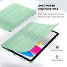 EasyAcc Coque pour iPad A16 11ème 2025 11 Pouces/iPad 10ème Génération 10,9 Pouces 2022, Ultra Fin Étui de Protection Translucid