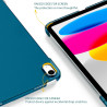 EasyAcc Coque pour iPad A16 11ème 2025 11 Pouces/iPad 10ème Génération 10,9 Pouces 2022, Ultra Fin Étui de Protection Translucid