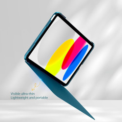 EasyAcc Coque pour iPad A16 11ème 2025 11 Pouces/iPad 10ème Génération 10,9 Pouces 2022, Ultra Fin Étui de Protection Translucid