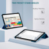 EasyAcc Coque pour iPad A16 11ème 2025 11 Pouces/iPad 10ème Génération 10,9 Pouces 2022, Ultra Fin Étui de Protection Translucid