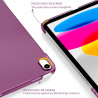 EasyAcc Coque pour iPad A16 11ème 2025 11 Pouces/iPad 10ème Génération 10,9 Pouces 2022, Ultra Fin Étui de Protection Translucid
