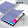 EasyAcc Coque pour iPad A16 11ème 2025 11 Pouces/iPad 10ème Génération 10,9 Pouces 2022, Ultra Fin Étui de Protection Translucid