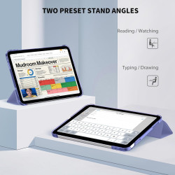EasyAcc Coque pour iPad A16 11ème 2025 11 Pouces/iPad 10ème Génération 10,9 Pouces 2022, Ultra Fin Étui de Protection Translucid