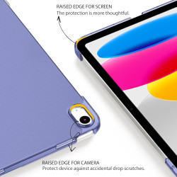 EasyAcc Coque pour iPad A16 11ème 2025 11 Pouces/iPad 10ème Génération 10,9 Pouces 2022, Ultra Fin Étui de Protection Translucid