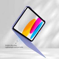 EasyAcc Coque pour iPad A16 11ème 2025 11 Pouces/iPad 10ème Génération 10,9 Pouces 2022, Ultra Fin Étui de Protection Translucid