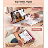 MoKo Coque pour iPad (A16) 11e Génération 11Pouces 2025, iPad 10e Gén 10,9" 2022, Étui avec Coque Arrière TPU Souple à Rabat, Su