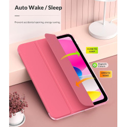 MoKo Coque pour iPad (A16) 11e Génération 11Pouces 2025, iPad 10e Gén 10,9" 2022, Étui avec Coque Arrière TPU Souple à Rabat, Su