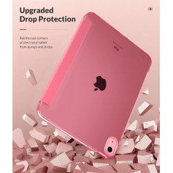 MoKo Coque pour iPad (A16) 11e Génération 11Pouces 2025, iPad 10e Gén 10,9" 2022, Étui avec Coque Arrière TPU Souple à Rabat, Su