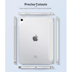 MoKo Coque pour iPad (A16) 11e Génération 11Pouces 2025, iPad 10e Gén 10,9" 2022,Étui avec Coque Arrière en TPU Souple à Rabat a
