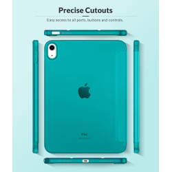 MoKo Coque pour iPad (A16) 11e Génération 11Pouces 2025, iPad 10e Gén 10,9" 2022, Étui avec Coque Arrière TPU Souple à Rabat, Su