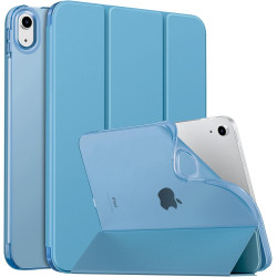MoKo Coque pour iPad (A16) 11e Gén 11" 2025, iPad 10e Gén 10,9" 2022, Étui avec Coque Arrière en TPU Souple à Rabat avec Support
