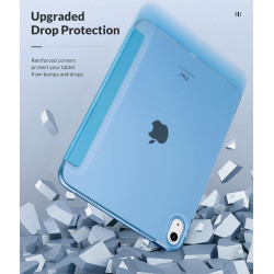 MoKo Coque pour iPad (A16) 11e Gén 11" 2025, iPad 10e Gén 10,9" 2022, Étui avec Coque Arrière en TPU Souple à Rabat avec Support