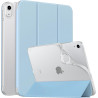 MoKo Coque pour iPad (A16) 11e Génération 11Pouces 2025, iPad 10e Gén 10,9" 2022, Étui avec Coque Arrière en TPU Souple à Rabat 