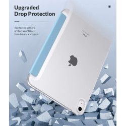 MoKo Coque pour iPad (A16) 11e Gén 11" 2025, iPad 10e Gén 10,9" 2022, Étui avec Coque Arrière en TPU Souple à Rabat avec Support