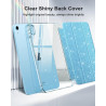 MoKo Coque pour iPad (A16) 11e Génération 11 Pouces 2025/iPad 10e Gén 10,9" 2022, Étui Scintillant, Housse avec Coque Arrière en