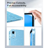 MoKo Coque pour iPad (A16) 11e Génération 11 Pouces 2025/iPad 10e Gén 10,9" 2022, Étui Scintillant, Housse avec Coque Arrière en