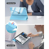 MoKo Coque pour iPad (A16) 11e Génération 11 Pouces 2025/iPad 10e Gén 10,9" 2022, Étui Scintillant, Housse avec Coque Arrière en