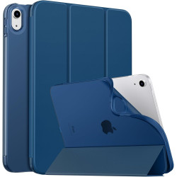MoKo Coque pour iPad (A16) 11e Gén 11" 2025, iPad 10e Gén 10,9" 2022, Étui avec Coque Arrière en TPU Souple à Rabat avec Support