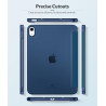 MoKo Coque pour iPad (A16) 11e Gén 11" 2025, iPad 10e Gén 10,9" 2022, Étui avec Coque Arrière en TPU Souple à Rabat avec Support