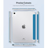 MoKo Coque pour iPad (A16) 11e Gén 11" 2025, iPad 10e Gén 10,9" 2022, Étui avec Coque Arrière en TPU Souple à Rabat avec Support