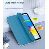 MoKo Coque pour iPad (A16) 11e Gén 11" 2025, iPad 10e Gén 10,9" 2022, Étui avec Coque Arrière en TPU Souple à Rabat avec Support