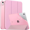 MoKo Coque pour iPad (A16) 11e Gén 11" 2025, iPad 10e Gén 10,9" 2022, Étui avec Coque Arrière en TPU Souple à Rabat avec Support